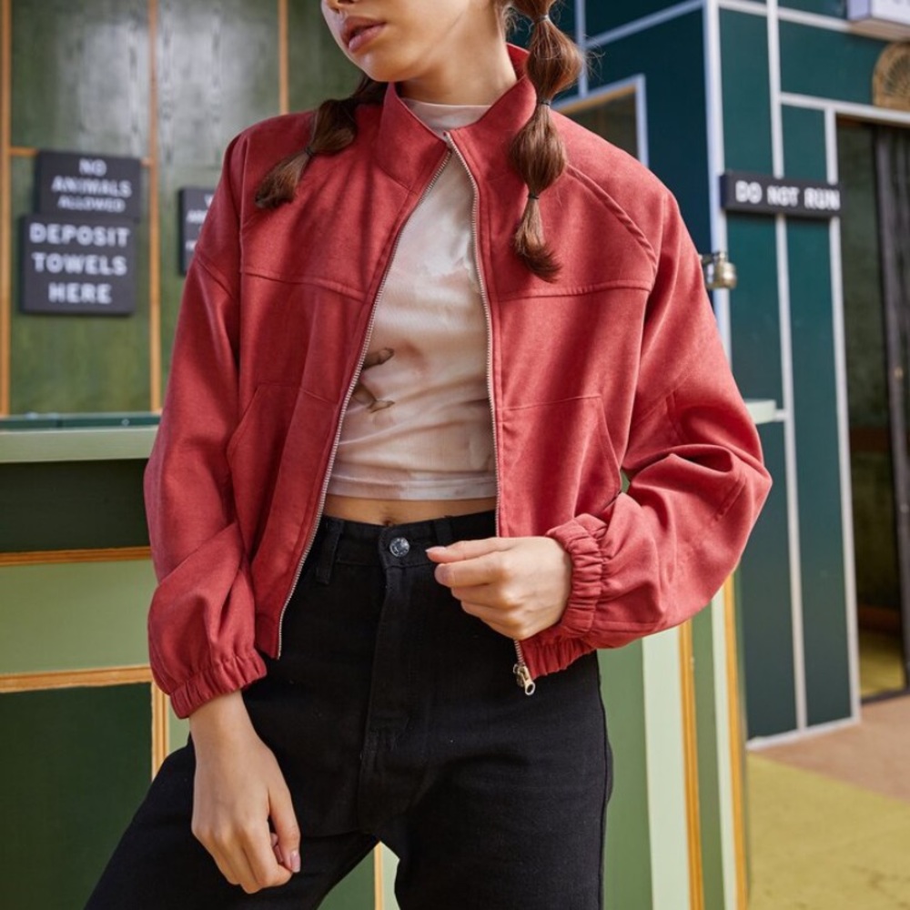 Pink corduroy jacket